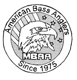 AMERICAN BASS ANGLERS MBAA SINCE 1975 trademark