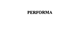 PERFORMA trademark