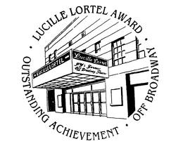 LUCILLE LORTEL AWARD OUTSTANDING ACHIEVEMENT OFF BROADWAY LUCILLE LORTEL NY'S FOREMOST OFF-BROADWAY THEATER trademark