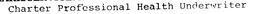 CHARTER PROFESSIONAL HEALTH UNDERWRITER trademark
