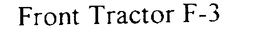 FRONT TRACTOR F-3 trademark