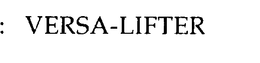 VERSA-LIFTER trademark