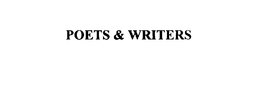 POETS & WRITERS trademark