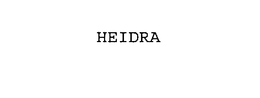 HEIDRA trademark