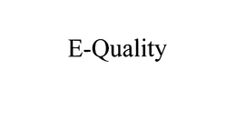 E-QUALITY trademark