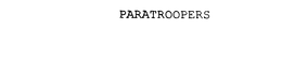 PARATROOPERS trademark
