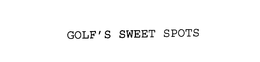GOLF'S SWEET SPOTS trademark