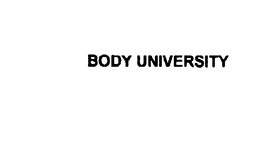 BODY UNIVERSITY trademark