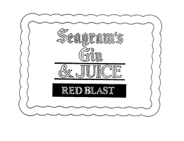SEAGRAM'S GIN & JUICE RED BLAST trademark