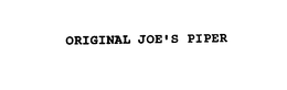 ORIGINAL JOE'S PIPER trademark