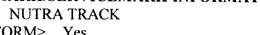 NUTRA TRACK trademark