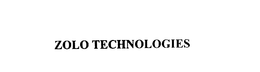 ZOLO TECHNOLOGIES trademark