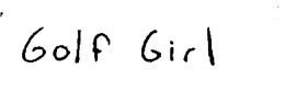 GOLF GIRL trademark