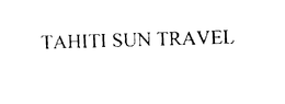 TAHITI SUN TRAVEL trademark