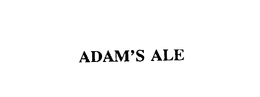 ADAM'S ALE trademark