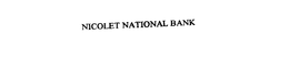 NICOLET NATIONAL BANK trademark