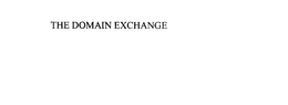 THE DOMAIN EXCHANGE trademark