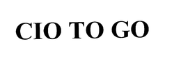 CIO TO GO trademark