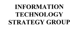 INFORMATION TECHNOLOGY STRATEGY GROUP trademark