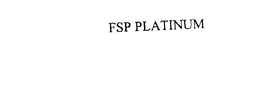 FSP PLATINUM trademark