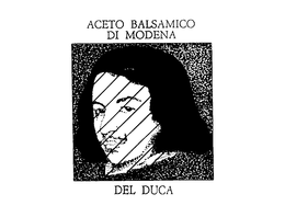 ACETO BALSAMICO DI MODENA DEL DUCA trademark