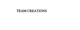 TEAM CREATIONS trademark