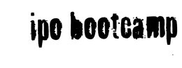IPO BOOTCAMP trademark