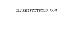 CLASSIFYITSOLD.COM trademark