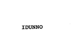 IDUNNO trademark