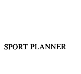 SPORT PLANNER trademark