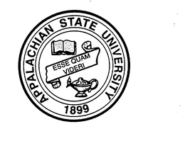 APPALACHIAN STATE UNIVERSITY 1899 ESSE QUAM VIDERI trademark