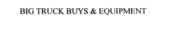 BIG TRUCK BUYS & EQUIPMENT trademark