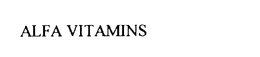 ALFA VITAMINS trademark