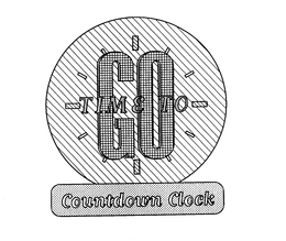 TIME TO GO COUNTDOWN CLOCK trademark
