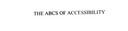 THE ABCS OF ACCESSIBILITY trademark