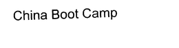 CHINA BOOT CAMP trademark