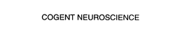 COGENT NEUROSCIENCE trademark