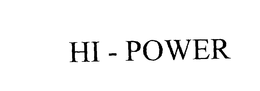 HI-POWER trademark