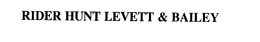 RIDER HUNT LEVETT & BAILEY trademark