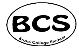 BCS BROKE COLLEGE STUDENT trademark