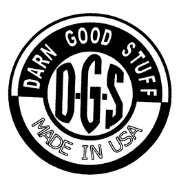 DGS DARN GOOD STUFF MADE IN USA trademark