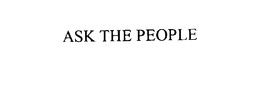 ASK THE PEOPLE trademark