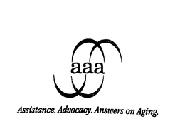 AAA ASSISTANCE.ADVOCACY.ANSWERS ON AGING. trademark