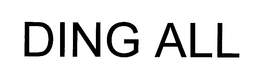 DING ALL trademark