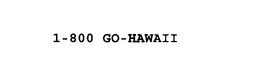 1-800 GO-HAWAII trademark