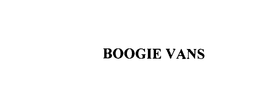BOOGIE VANS trademark