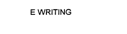 EWRITING trademark