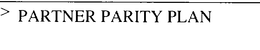 PARTNER PARITY PLAN trademark