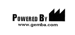 POWERED BY WWW.GEMBA.COM trademark