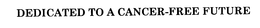 DEDICATED TO A CANCER-FREE FUTURE trademark